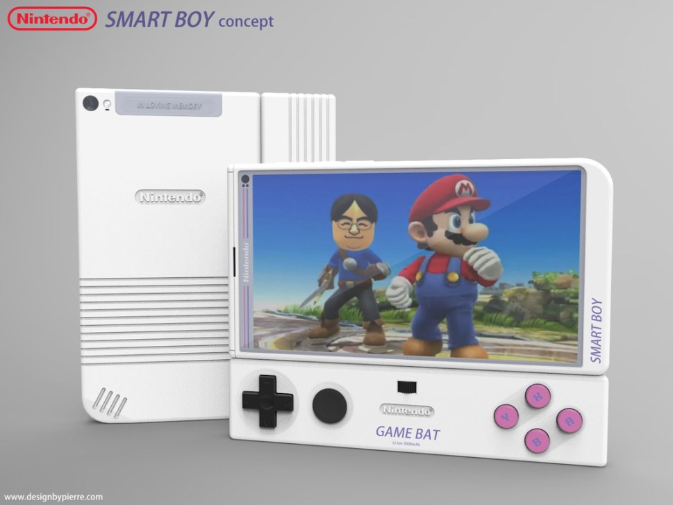 Nintendo concept mobile device by Pierre Cerveau