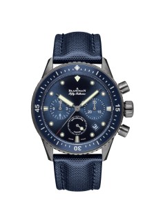 Blancpain Bathyscaphe Chronographe Flyback Ocean Commitment $20,200.