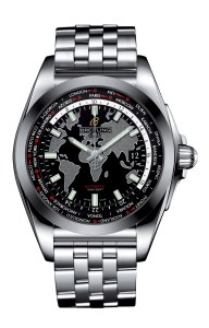 Breitling Galactic Unitime Sleek T, $9000.