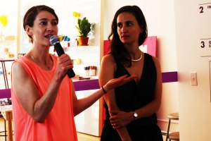 Melissa Mongiat and Mouna Andraos, cofounders of Daily Tous Les Jours. (Photo: Brady Dale for Observer)