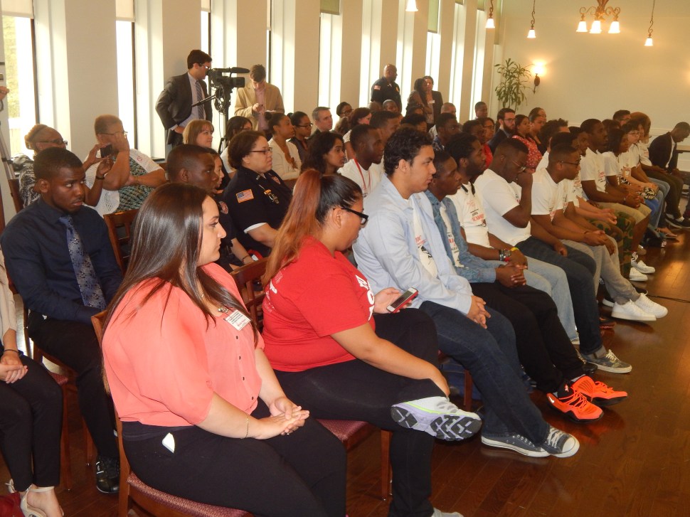 EOF students at Rutgers Newark