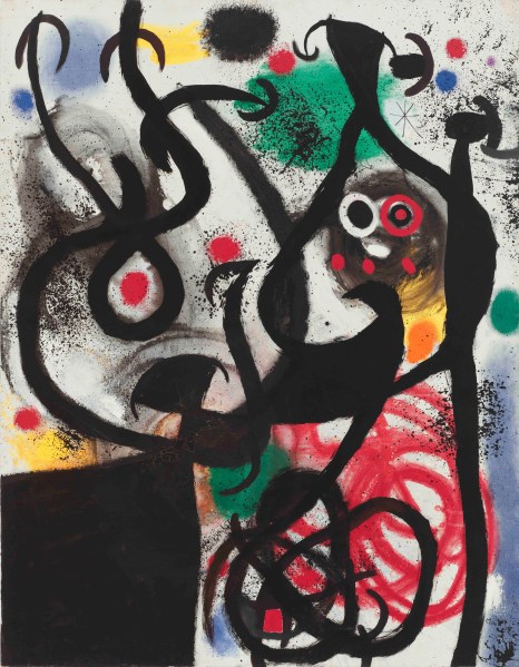 Femme et oiseau dans la nuit (Woman and Bird in the Night) February 14, 1968.