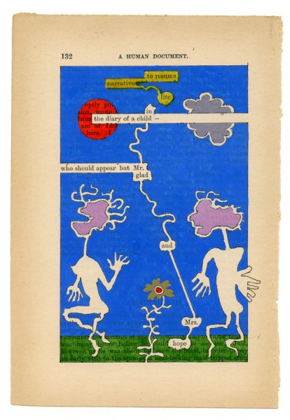 Tom Phillips, A Humument, Page 132, Second Version, 2012. (Photo: Courtesy of the artist and Flowers Gallery, London/New York)