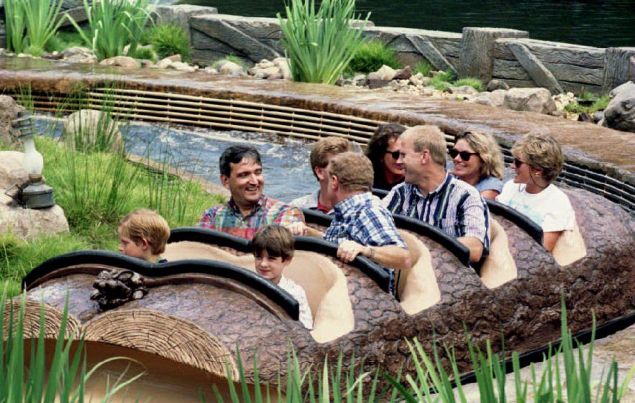 Princess Diana on a 1993 trip to Disney World. (Photo credit: BOB PEARSON/AFP/Getty Images)