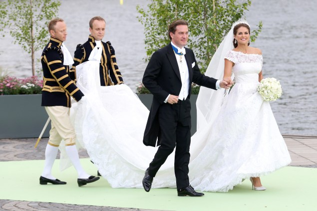 Princess Madeleine in her Valentino-designed dress. (Photo: Vittorio Zunino Celotto/Getty Images)