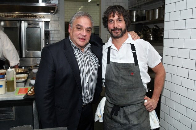 Ken Oringer, at right. (Photo: Astrid Stawiarz/Getty Images for NYCWFF)