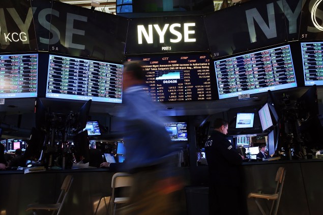 Bad news: the New York Stock Exchange halted trading this morning, but the reasons are still unknown. (Spencer Platt/Getty Images)