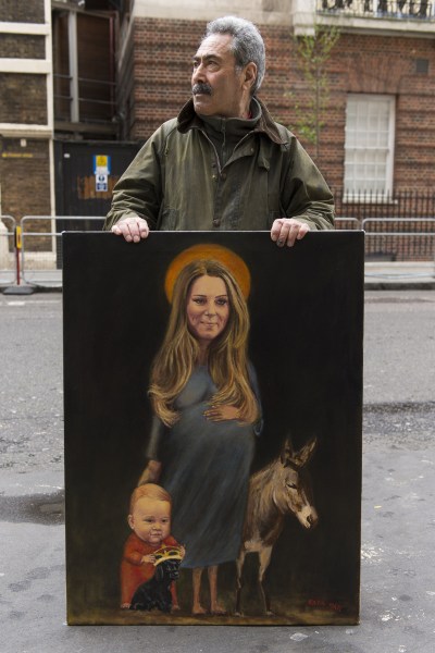 It's apparently meant to be satire, but still. Terrifying. (Photo: LEON NEAL/AFP/Getty Images)