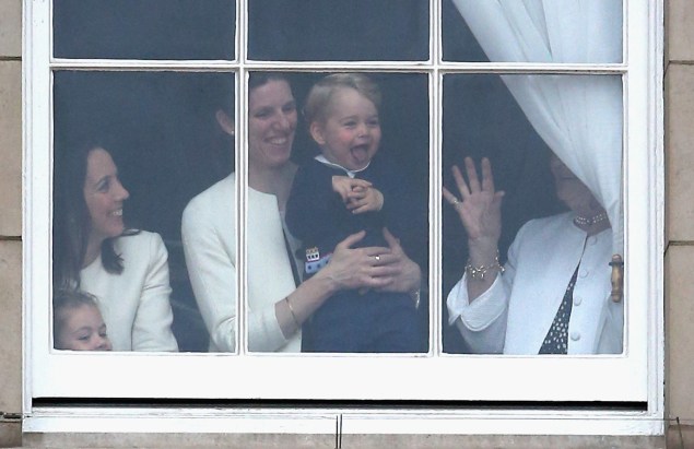 The kid loves windows. What more can we say? (Photo: Getty Images)