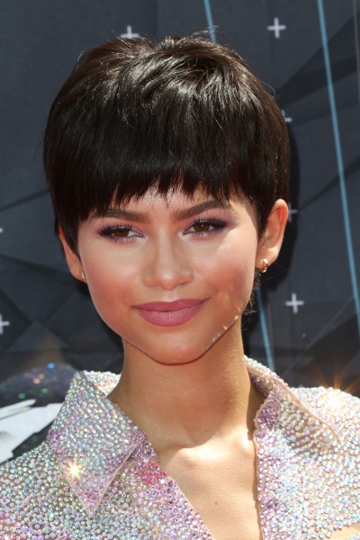 Zendaya sported a bowl cut on the red carpet of the BET Awards on June 28. (Photo: Frederick M. Brown/Getty Images for BET)