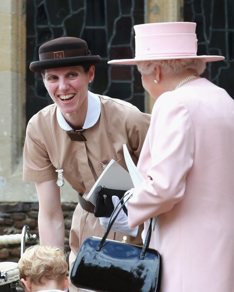 Ms. Borrallo shared a laugh with the Queen. (Photo: Chris Jackson - WPA Pool / Getty Images)