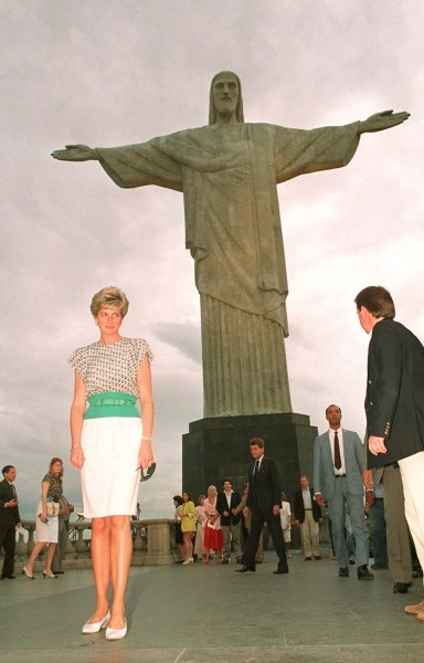 Princess Diana on a 1991 trip to Brazil. (Photo: ANTONIO SCORZA/AFP/Getty Images)