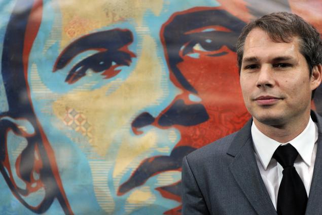 Artist Shepard Fairey, known for his "Hope" poster during the 2008 election, was arrested in Detroit on charges of malicious destruction of property (Photo: JEWEL SAMAD/AFP/Getty Images).