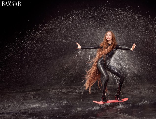 Ms. Johnson as Aphrodite in Harper's Bazaar's 2015 Icons feature. (Photo: Harper's Bazaar)