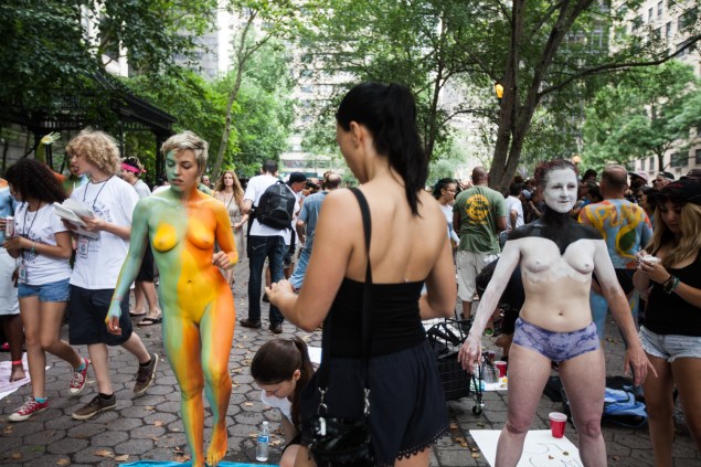 Body Painting NYC 07/18/2015 - PHOTO: Emily Assiran/New York Observer