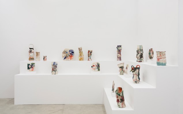 View of Jennie Jieun Lee's exhibition 'Mrs. Thompson's Mirror' at Martos Gallery. (Photo: Courtesy of Martos Gallery)