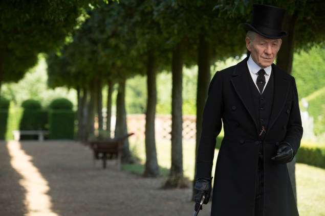 Sir Ian McKellen in Mr. Holmes.