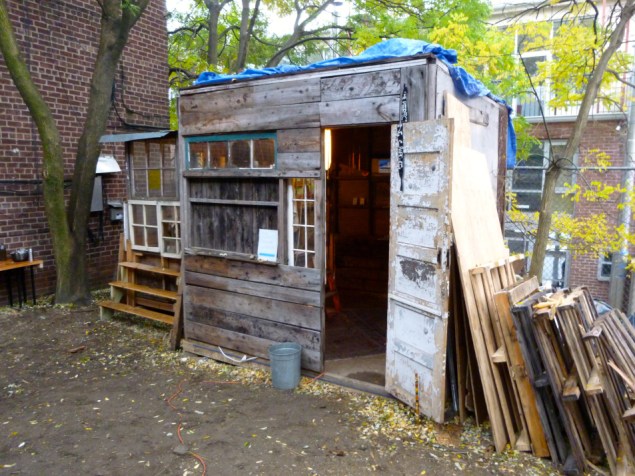 The Perfect Nothing Catalog is resettling in the Rockaways. It was previously situated in the backyard of a gallery in Bushwick. (Photo: Matthew Kassel)