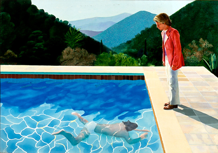 Portrait of an Artist (Pool with two figures), 1972 (Photo: Courtesy the artist's website).