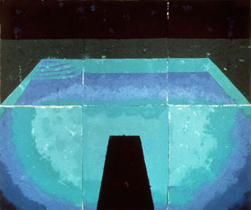 Schwimmbad Mitternacht (Paper Pool 11), 1978 (Photo: Courtesy the artist's website).