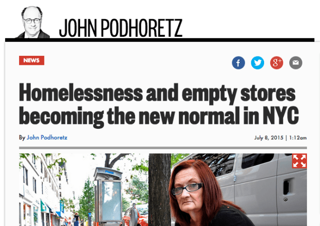 A screenshot of Mr. Podhoretz's New York Post opinion piece.
