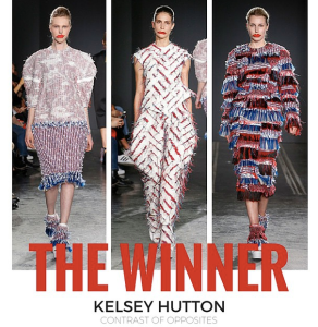 Winner of the Parsons/Pin & Tucker design contest, Kelsey Hutton's collection (Photo Courtesy of Pin & Tucker/Instagram)