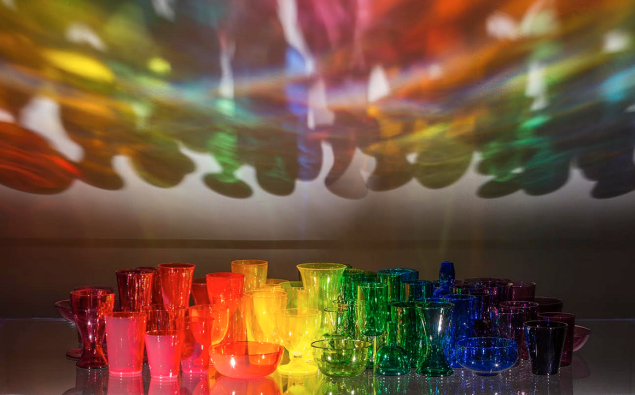 Rainbow glass. (Photo: Fredrik Nilsen)