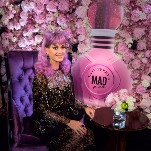 Ms. Perry's purple hair. (Photo: Instagram/Katy Perry)