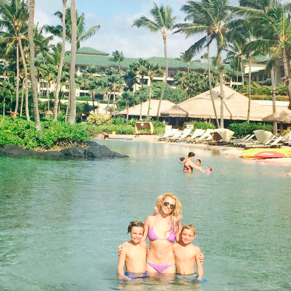 Ms. Spears has lavender tips. (Photo: Instagram/Britney Spears)