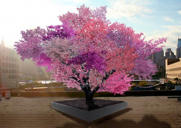 A rendering of 'the tree of 40 fruits.' (Photo: Courtesy of the artist)