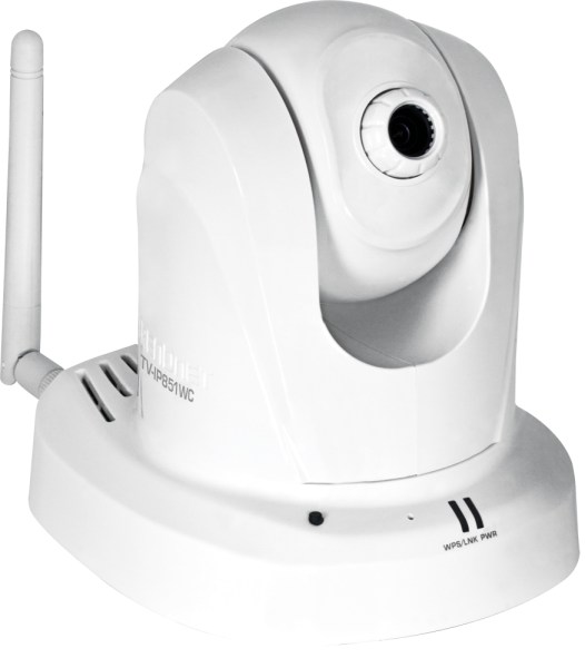 One of TrendNet's cloud enabled security cameras. (Courtesy photo)