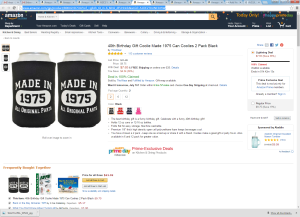 Who in their right mind would want to put this on their beer at their 40th birthday party? (Photo: Screenshot)