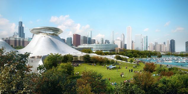 The hotly disputed designs for the Lucas Museum of Narrative Art in Chicago. (Photo: Lucasmuseum.org)