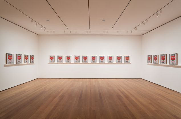 Andy Warhol's Soup Cans. (Photo: Courtesy of MoMA)