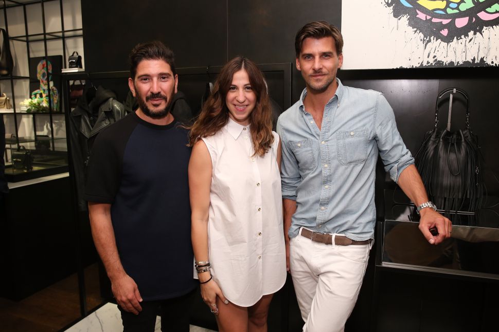 Eran Elfassy, Elisa Dahan, Johannes Huebl (Photo by Neilson Barnard/Getty Images for Mackage)