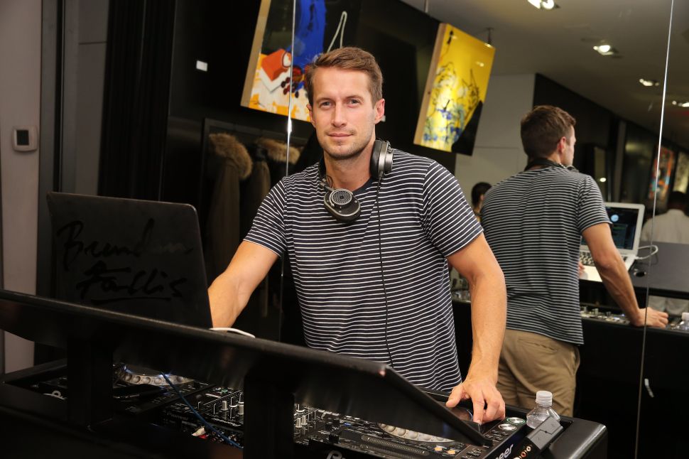 DJ Brendan Fallis (Photo by Neilson Barnard/Getty Images for Mackage)