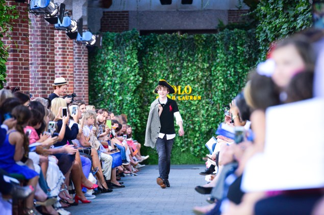 Ralph Lauren's Fall 2015 Children's show took place at the Central Park Zoo last night. (Photo: Patrick McMullan)