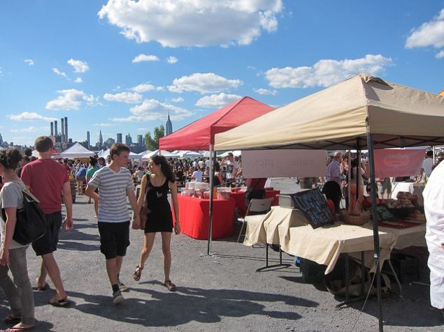 Smorgasburg on a summer day. (Bex Walton/flickr.)