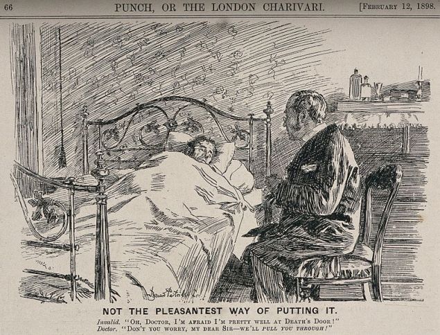 Is bedside manner a lost art (Wikimedia Commons).