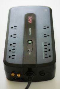 APC BE750G 10 Outlet UPS (photo: Julia Maloof Verderosa)