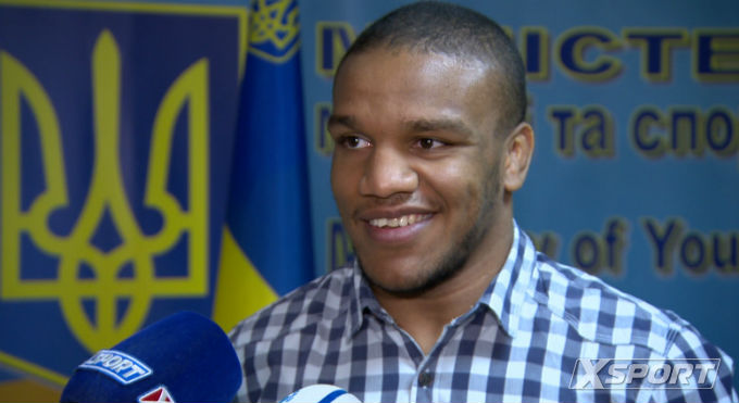 Zhan Beleniuk, the silver medalist in the World Wrestling Championship, faced discrimination growing up as the child of a Rwandan father and Ukrainian mother. (screencap)