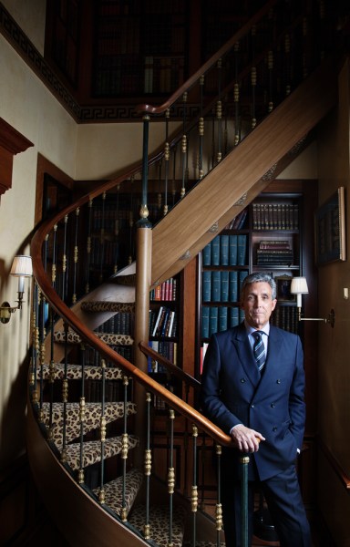 Charles Cohen at his home (Photo: Celeste Sloman for Observer)
