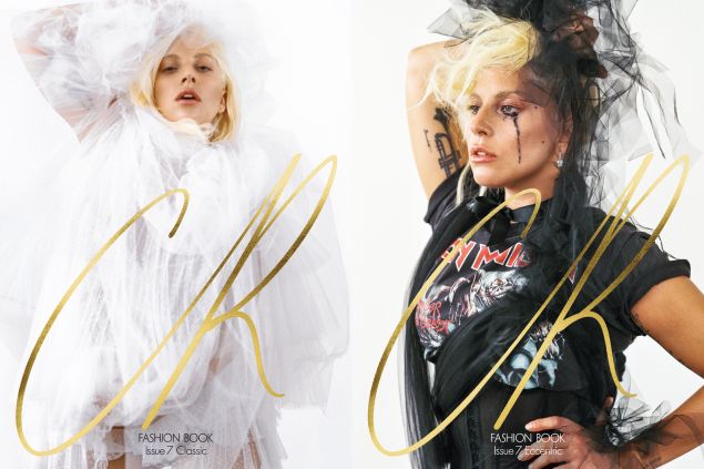 Lady Gaga on the September cover of CR Fashion Book. (Photo: CR Fashion Book/Bruce Weber)
