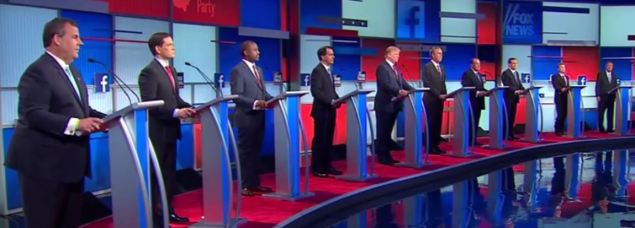 GOP debate on Fox News (Photo: Screenshot/Youtube)