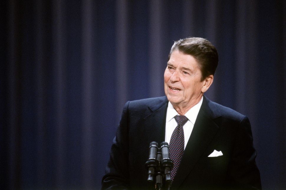 President Ronald Reagan in 1984. (AFP/Getty Images)