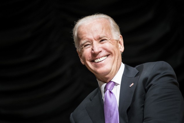 US Vice President Joe Biden smiles during a ceremony at the Ronald Reagan Building September 6, 2013 in Washington, DC. (BRENDAN SMIALOWSKI/AFP/Getty Images)