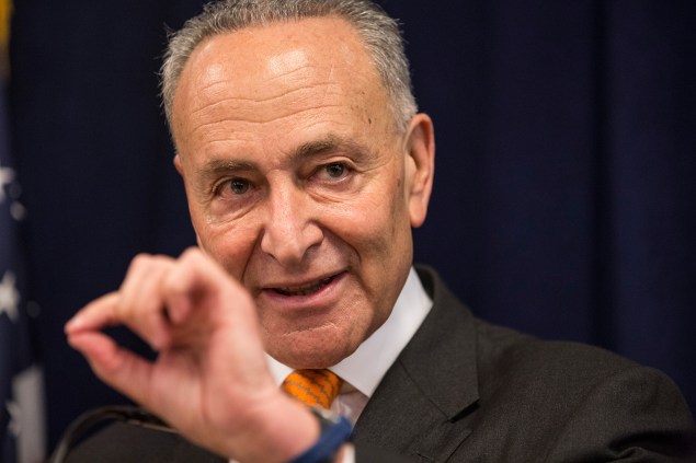 Sen. Charles Schumer. (Photo: Andrew Burton/Getty Images)