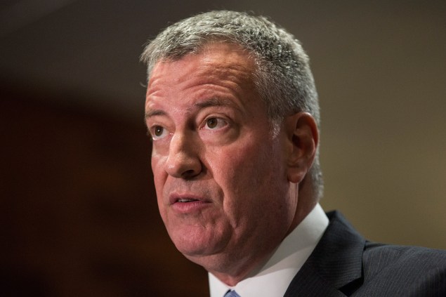 Mayor Bill de Blasio. (Photo: Burton/Getty Images)