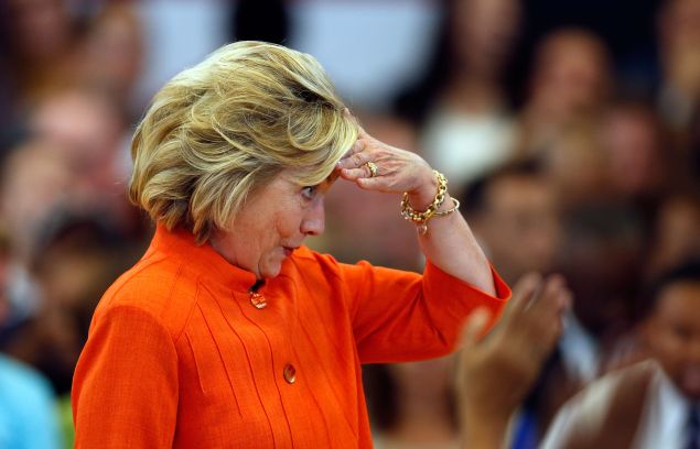 Democratic presidential candidate and former U.S. Secretary of State Hillary Clinton delivers remarks during a campaign stop at Dr. William U. Pearson Community Center on August 18, 2015 in North Las Vegas, Nevada.