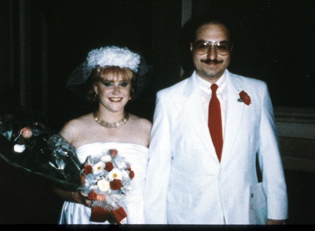 038500 01: Anne Henderson Pollard and her husband Jonathan Pollard stand at their wedding August 9, 1985 in Italy. The couple were arrested and accused of selling American secrets to Israel and China. (Photo by Liaison)